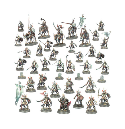 Age of Sigmar Soulblight Gravelords: Deathrattle Tomb Host Spearhead
