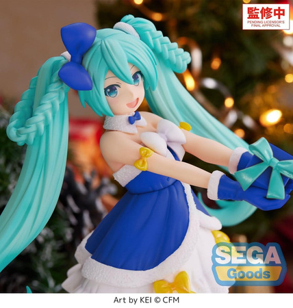 [PRZEDSPRZEDAŻ] Character Vocal Series 01: Hatsune Miku High Premium PVC Figure Hatsune Miku Sapphire Christmas Ver. 21 cm