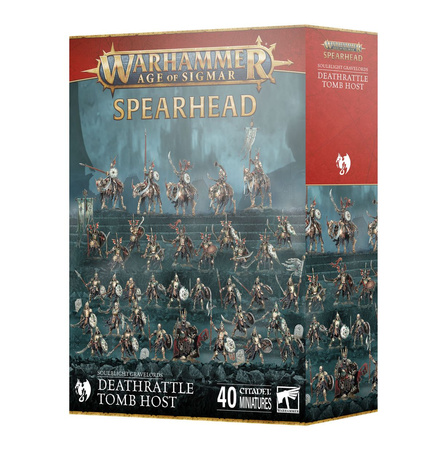 Age of Sigmar Soulblight Gravelords: Deathrattle Tomb Host Spearhead