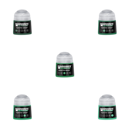 Warhammer Tone Pro: Hierotek Green zestaw 1-5