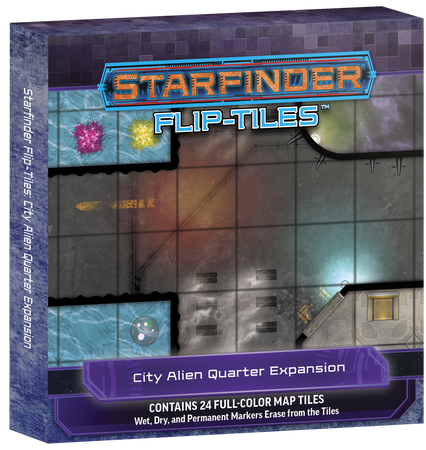 Starfinder Flip-Tiles: City Alien Quarter Expansion