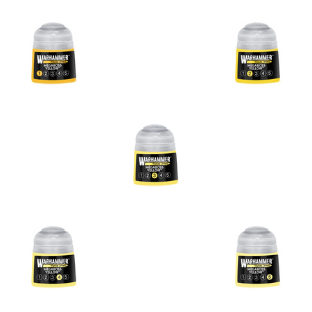 Warhammer Tone Pro: Megaboss Yellow zestaw 1-5