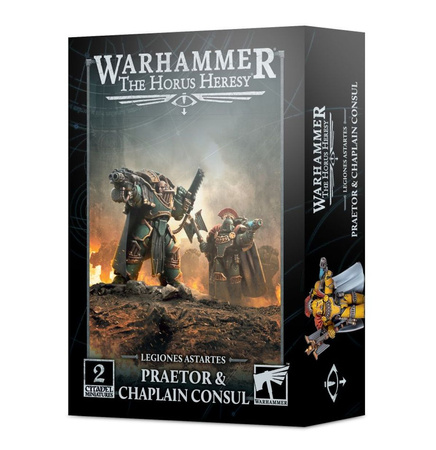 Warhammer The Horus Heresy: Legiones Astartes Legion Cataphractii Praetor & Chaplain Consul