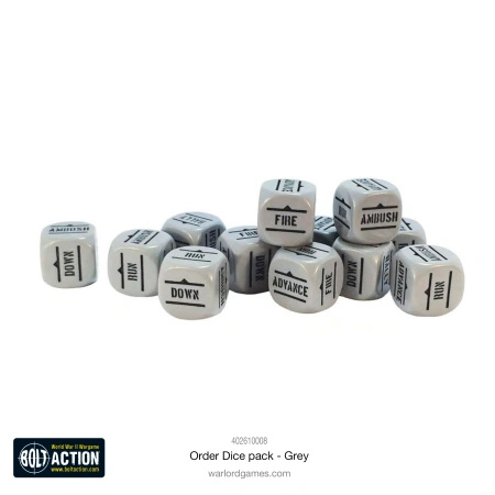 Orders Dice Pack Grey