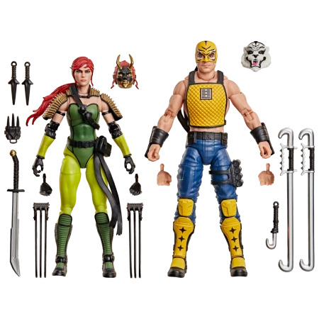 G.I. Joe Classified Series #212, Ninja Force Scarlett and T'Jbang