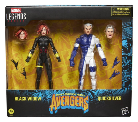 [PRZEDSPRZEDAŻ] Avengers Marvel Legends 2-Pack: Black Widow & Quicksilver