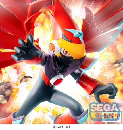 [PRZEDSPRZEDAŻ] Mega Man Battle Network Luminasta PVC Figure Mega Man Falzar Beast 19 cm