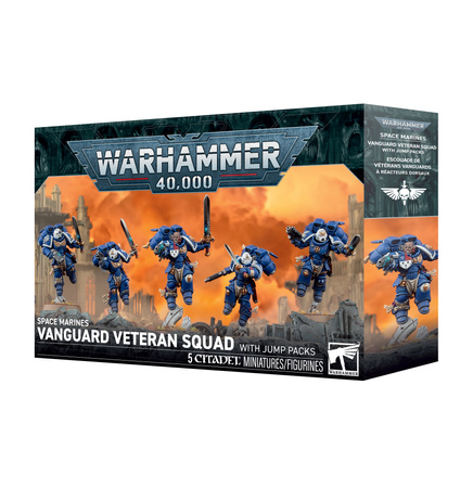 Space Marines: Vanguard Veterans Squad With Jumpacks