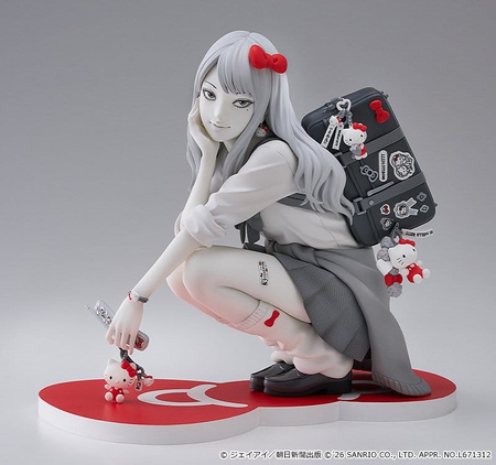 [PRZEDSPRZEDAŻ] Junji Ito PVC Figure Gyaru Tomie x Hello Kitty 14 cm