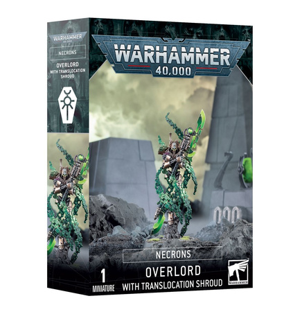 Warhammer 40.000 Necrons: Overlord with Translocation Shroud