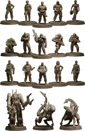 ALIEN RPG Evolved Miniature Set: Rapture Protocol