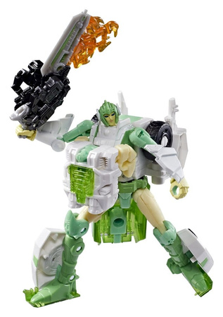 Transformers Generations War for Cybertron: Siege Deluxe Class Action Figure WFC-S15 Autobot Greenlight & Battle Masters Dazzlestrike